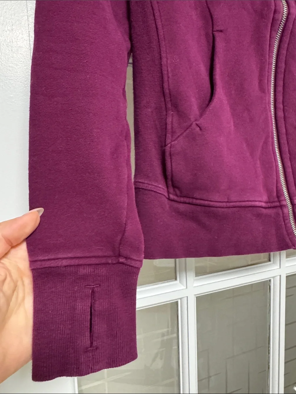 lululemon athletica Full-Zip Fleece Jacket in Plum